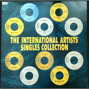 Various INTERNATIONAL ARTISTS SINGLES COLLECTION (Decal \LIK 53) UK 1989 compilation LP of 60's Texas 45's (Psychedelic Rock) 